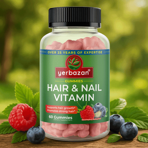 HAIR & NAIL Gummies- Promotes Hair Growth, Improves Nail Health, and Improves Overall Appearance.