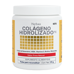 HYDROLYZED COLLAGEN STRAWBERRY: Powder for Healthy Hair, Beautiful Skin, and Nail Support- with Vitamin C, Acai, and Biotin.