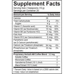 ENERBAX COFFEE Keto- Instant Coffee Infused with 10 Daily Multi Vitamins