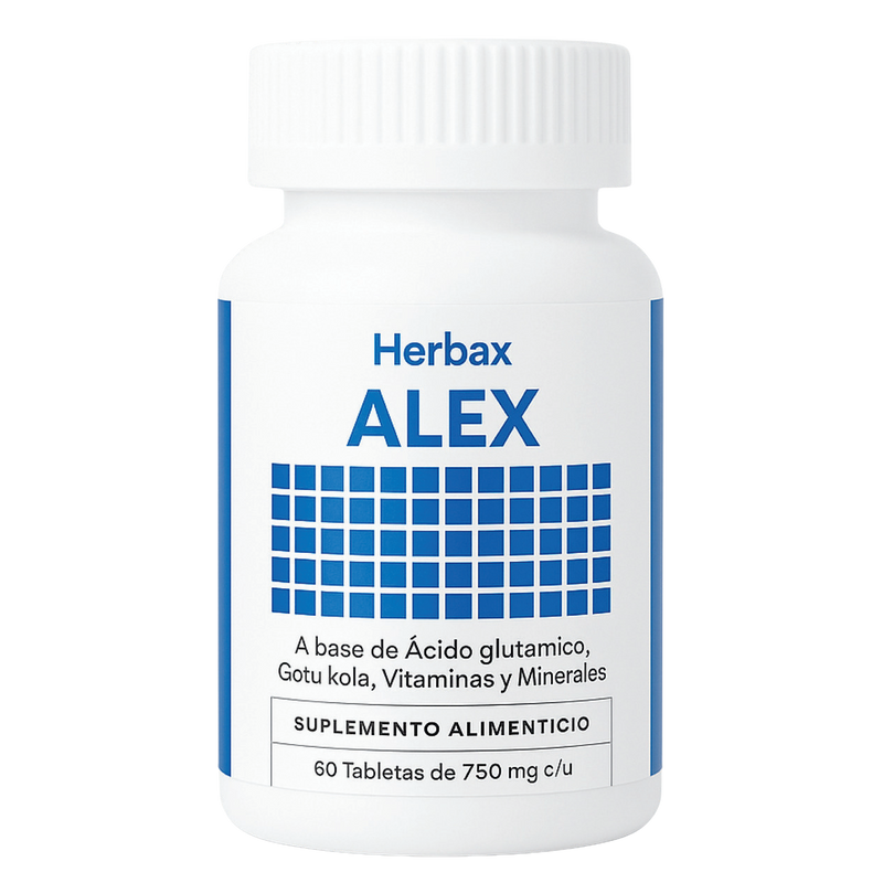 ALEX- Brain Supplement For Memory, Focus & Concentration + Cognitive Function with Vitamins B6 & B12.