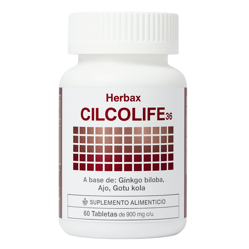 CILCO LIFE- DAILY Blood Circulation Supplement. Butchers Broom, Ginko Biloba, & Gotu Kola. Herbal Varicose Vein Treatment. Poor Circulation and Vein Support For Healthy Legs. 60 Tablets