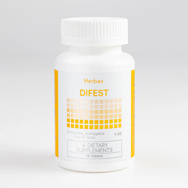 DIFEST 1- Complete Immune System Support | Echinacea, Zinc, Astragalus & Pau D’arco