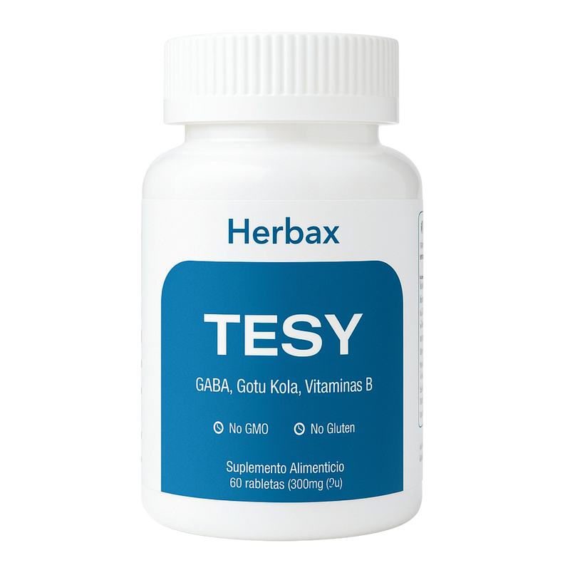 TESY- Stress Relief Tablets, Anxiousness, Nervousness, Irritability, and Fatigue | Same Day Stress Support