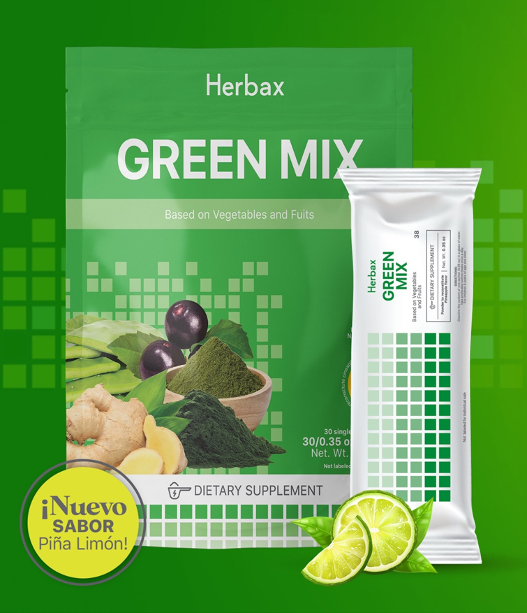 GREEN MIX- Superfood: Super Greens Powder Smoothie Mix with Organic Spirulina, Chlorella, Beet Root Powder, Digestive Enzymes & Probiotics.