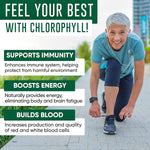 CLORILOE 47 - Chlorophyll Powder 100000 mg - Premium Chlorophyll & Organic Supplement - All-in-One Antioxidant for Immune Boost, Energy Increase, Digestion Support & Fast Detox - Non-GMO, Vegan